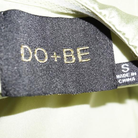 Do+Be Sweetheart Neck Strapless Wrap Satin Midi Dress Size S Green Ruched Prom - Picture 4 of 5